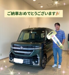 スペーシアカスタムご納車しました！